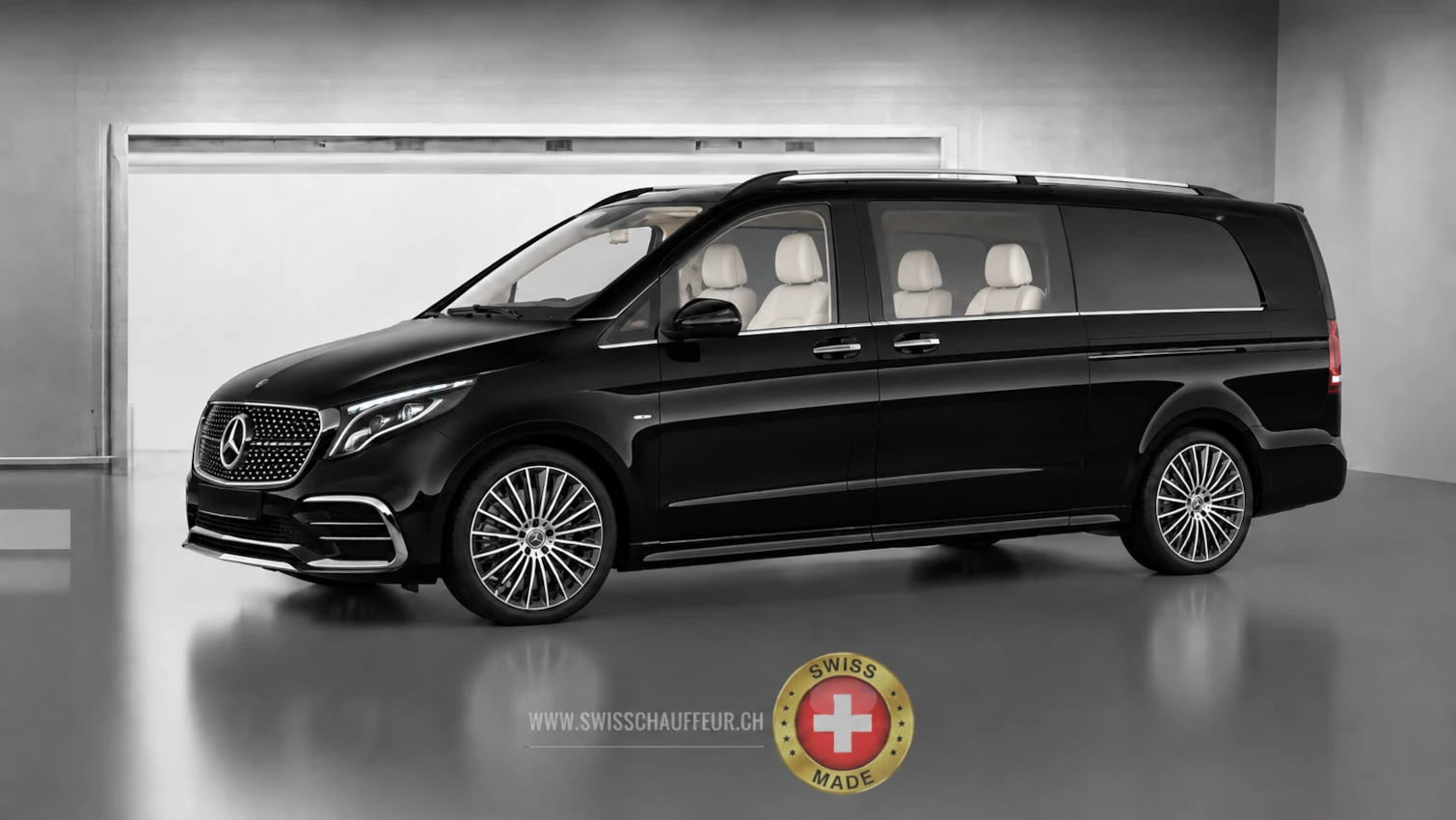 Mercedes-Benz V-class Long Exclusive limousine service Jungfraujoch