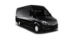 Mercedes-Benz Sprinter VIP chauffeur service Château-de-Chillon