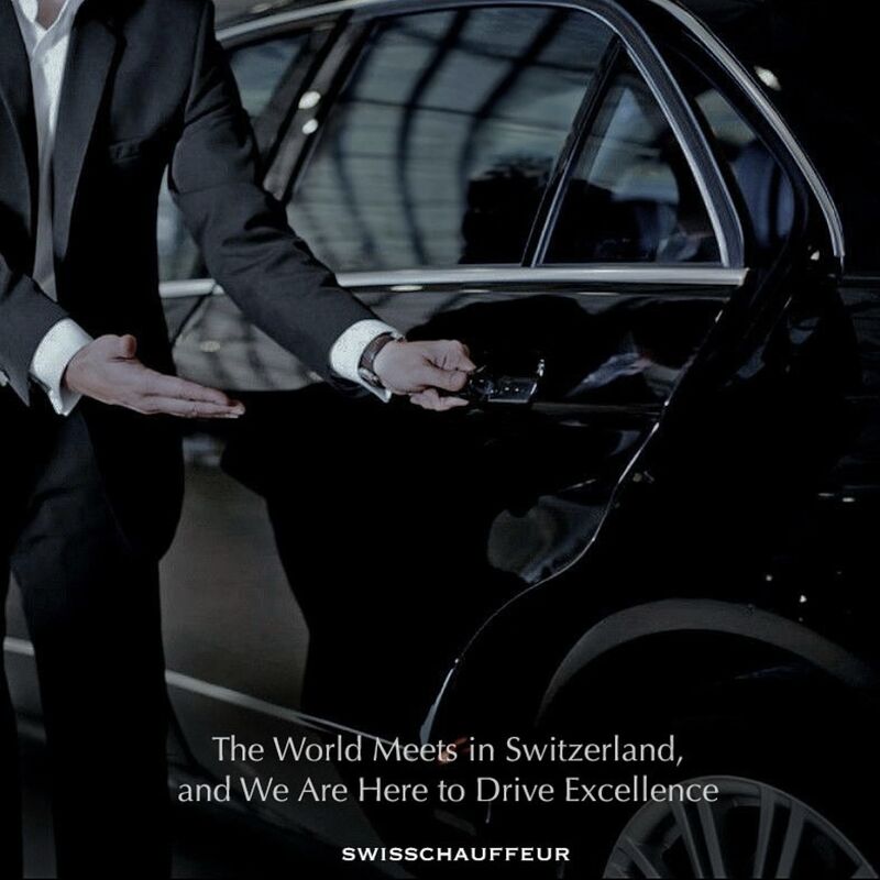 Luxury VIP chauffeur service during summit season in Switzerland