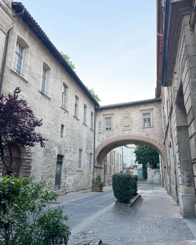Medieval street explored during our SwissChauffeur journey through Southern France